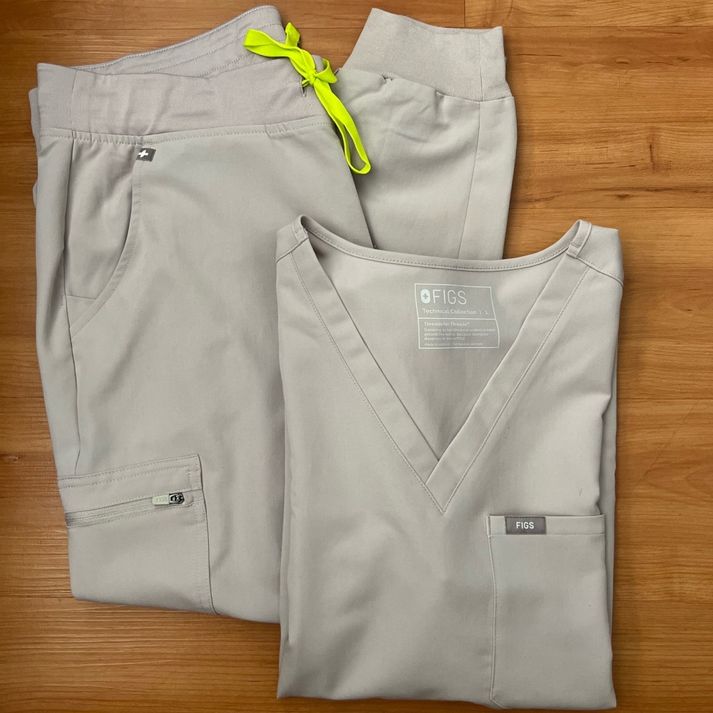 Figs Slate Scrub Set